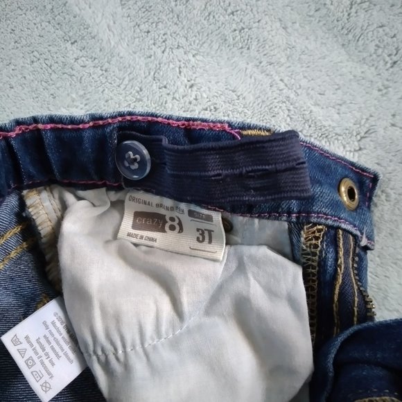 Set of 2 pairs of jeans for a Toddler Size 3T - Picture 4 of 8